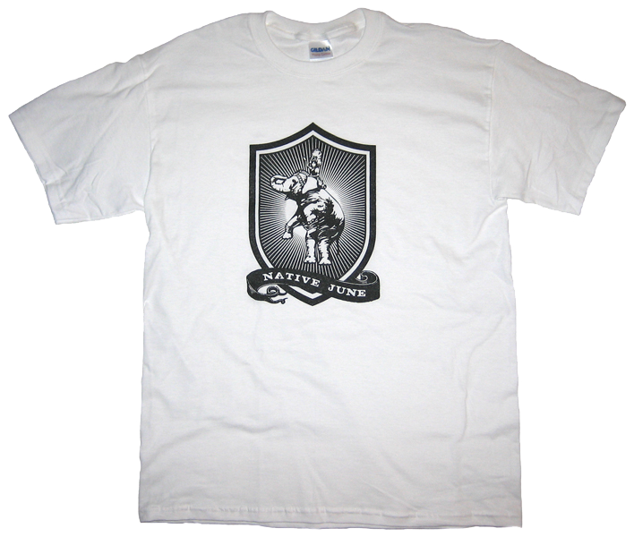Native June Guy's White T Shirt!